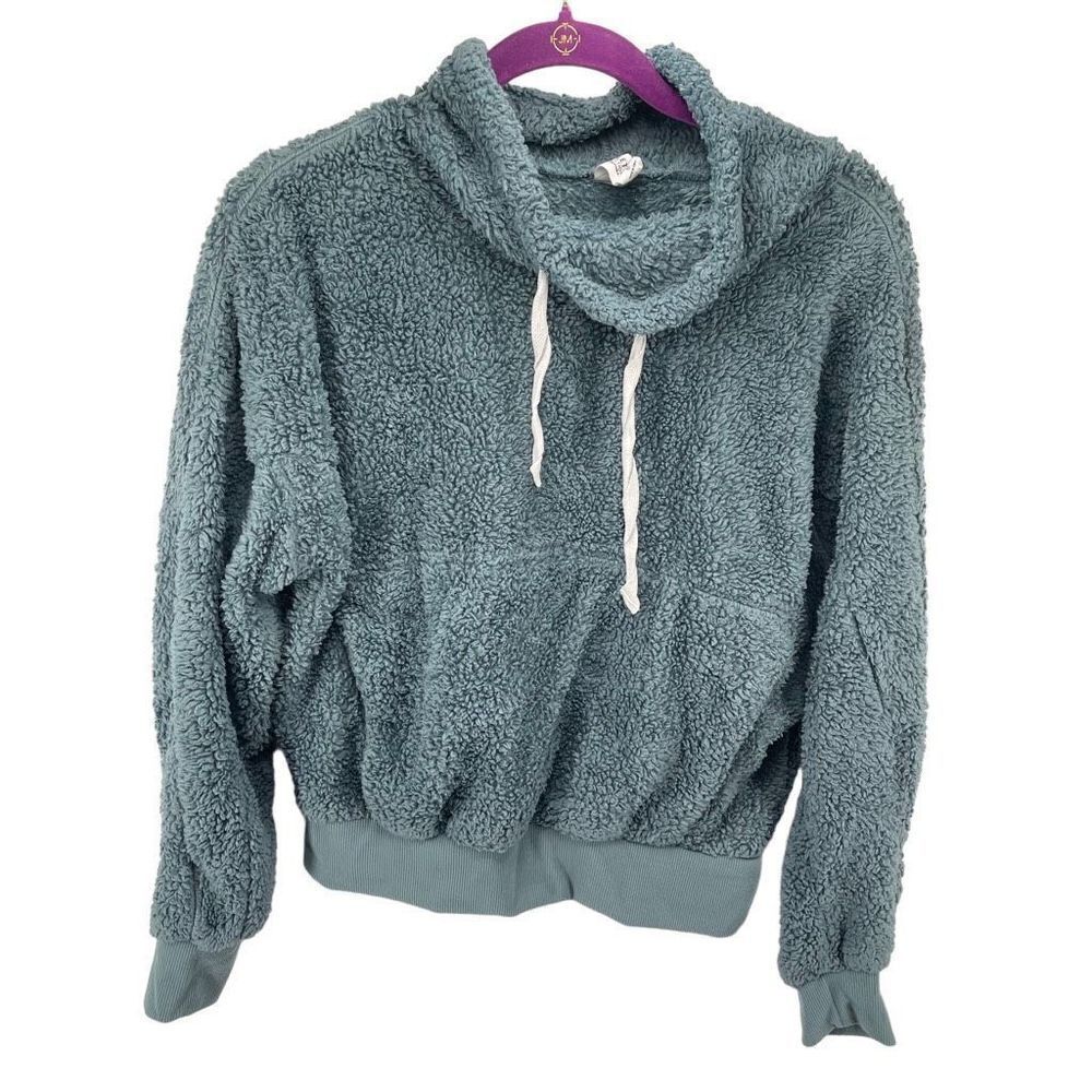 Athletic Collection By 26 International Womens Fleece Sweatshirt Blue Medium